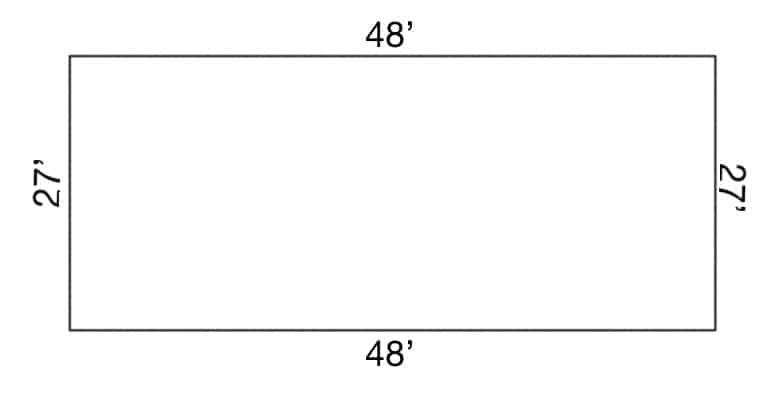 Perimeter of a rectangle quiz