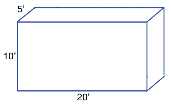 Volume of a rectangular prism quiz